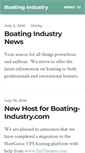 Mobile Screenshot of boating-industry.com
